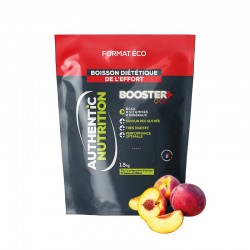 boisson énergétique isotonique Booster + à la pêche