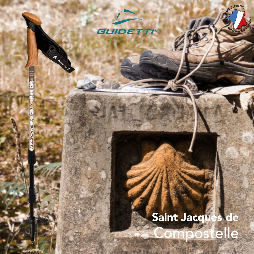Bâton de randonnée spéciale saint jacques de Compostelle Bâton de randonnée spéciale saint jacques de Compostelle