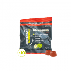 Pack of 10 Energy Gums - Boost Gums - APPLE