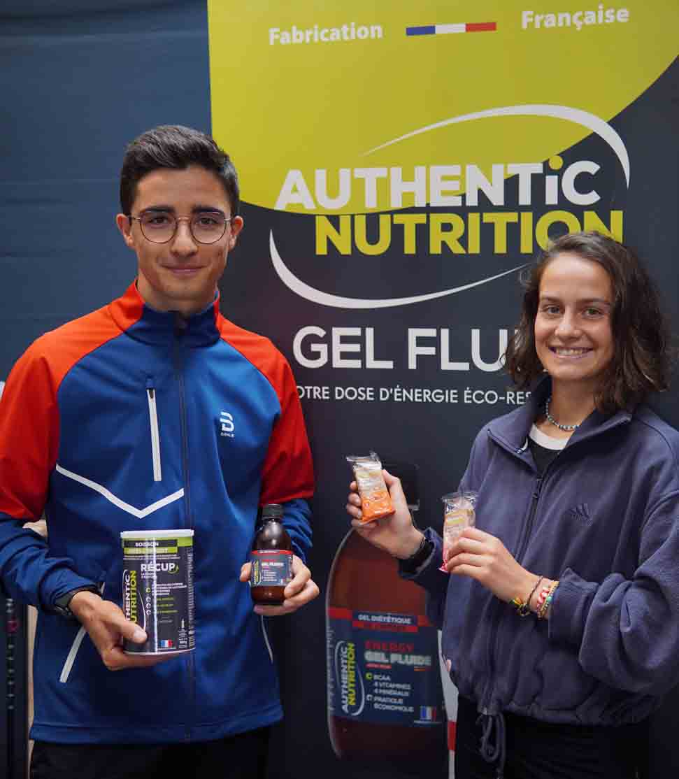 Manon Trapp et Mattéo Duc ambassadeurs Authentic Nutrition