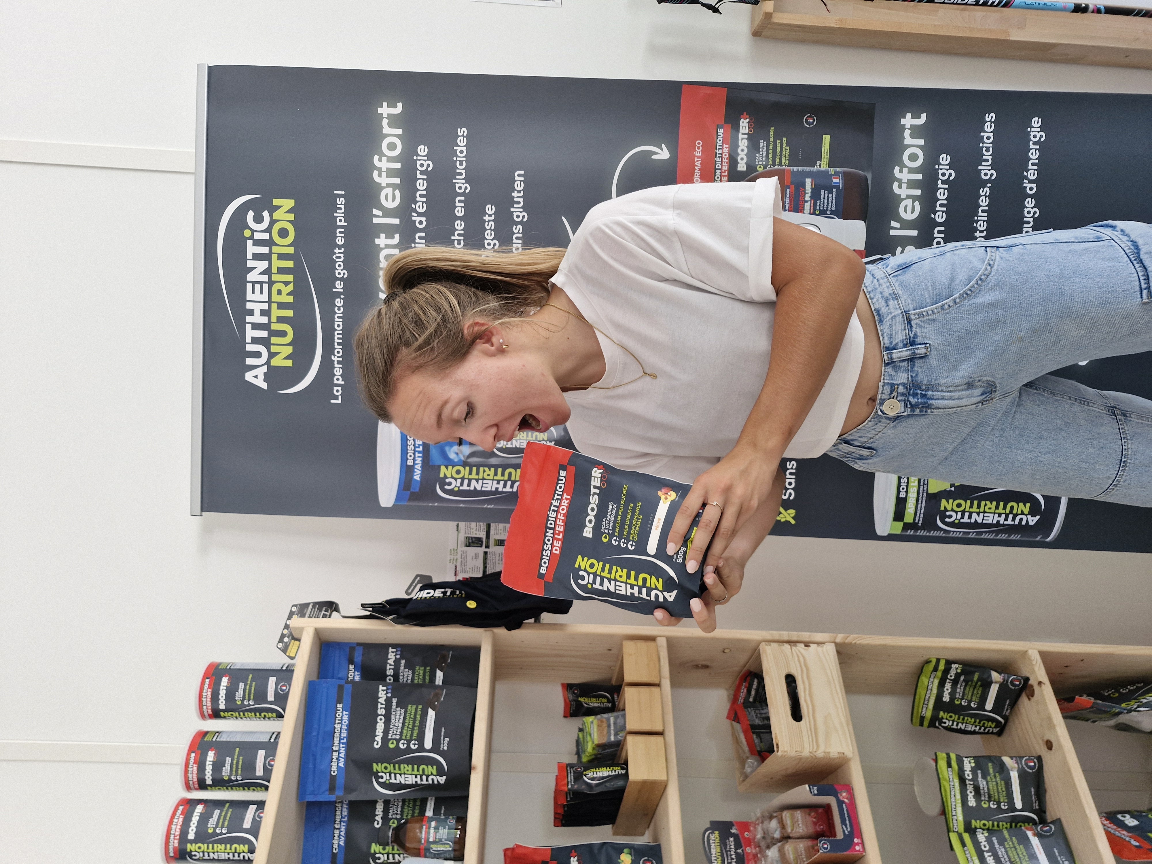 Océane Michelon sponsorisée par Authentic Nutrition