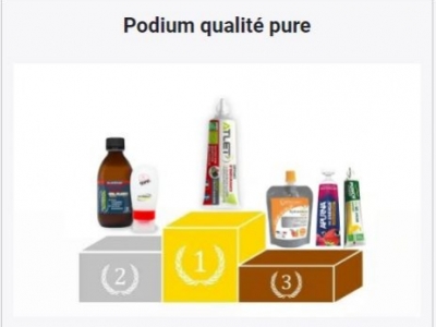 Notre gel énergétique sur la plus haute marche du podium qualité !